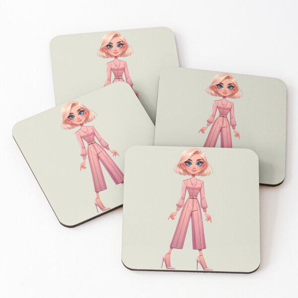 Item preview, Chic Blush - Modern Chibi Jumpsuit Illustration designed and sold by shadowpalette.