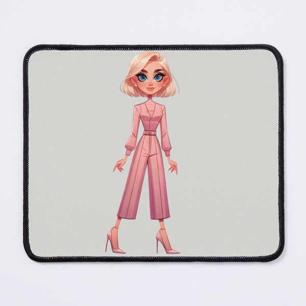 Item preview, Chic Blush - Modern Chibi Jumpsuit Illustration designed and sold by shadowpalette.