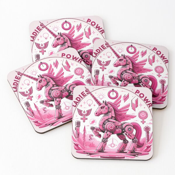 Item preview, ladies power unicorn princes pink pink power, grl, girl, power, girl power designed and sold by szpaku888.