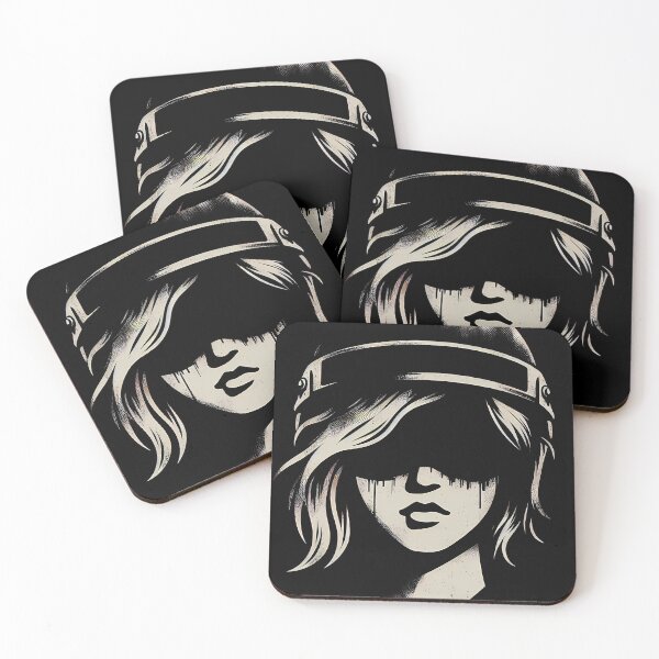 Item preview, Grunge Girl in Army Hat - Urban Street Style designed and sold by ByteyCreatives.