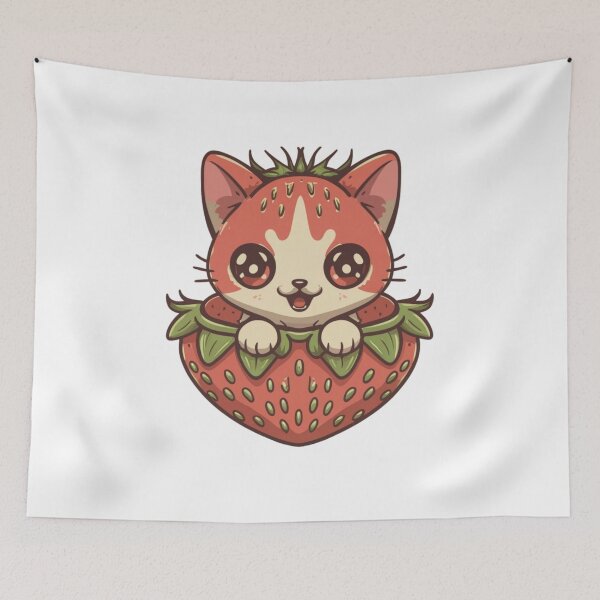 Item preview, Strawberry Cat designed and sold by PulseGraph.