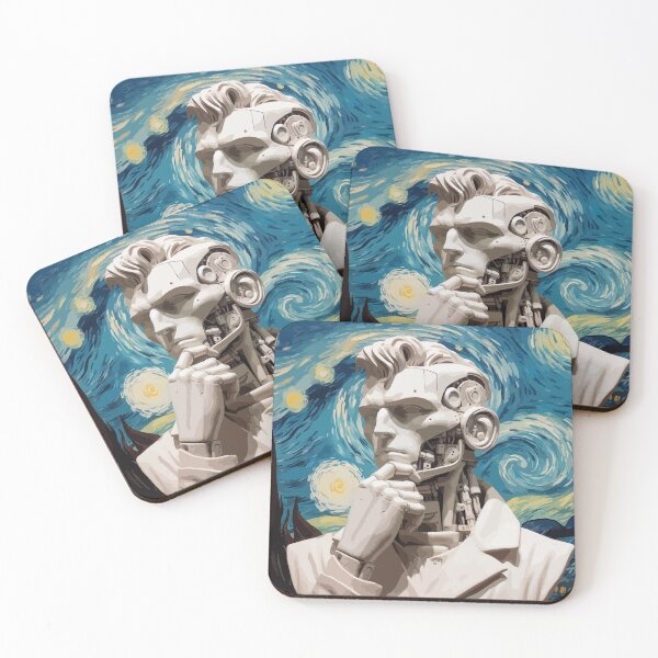 Item preview, Sculpted Dreams: A Contemporary Ode in Van Gogh's Palette designed and sold by Dot51Dot.
