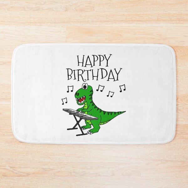Item preview, T-Rex Dinosaur Piano Happy Birthday Pianist Musician designed and sold by doodlerob.