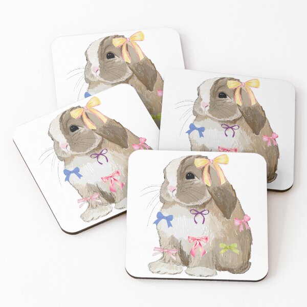 Item preview, Colourful Coquette Bunny  designed and sold by SurpriseBird.