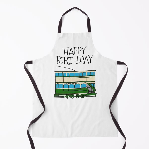 Item preview, Tram Happy Birthday Rail Enthusiast designed and sold by doodlerob.