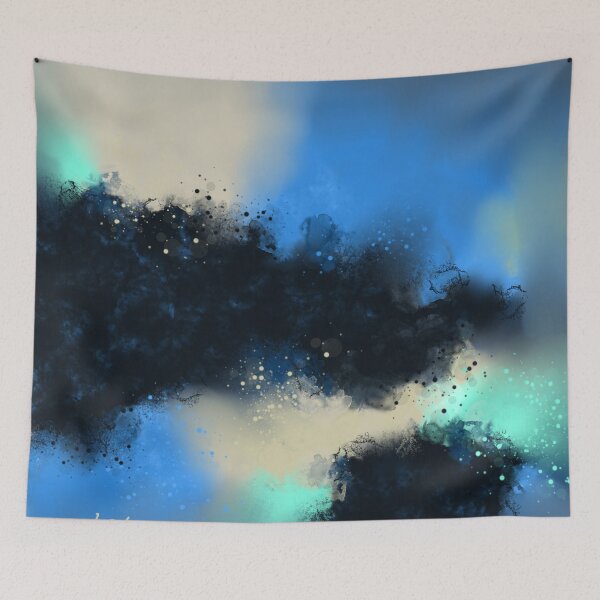 Item preview, High Standards - Blue Green Blanc Abstract designed and sold by Joey Santiago.