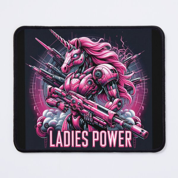 Item preview, ladies power, unicorn, princes, pink, pink power, grl, girl, power, girl power designed and sold by szpaku888.