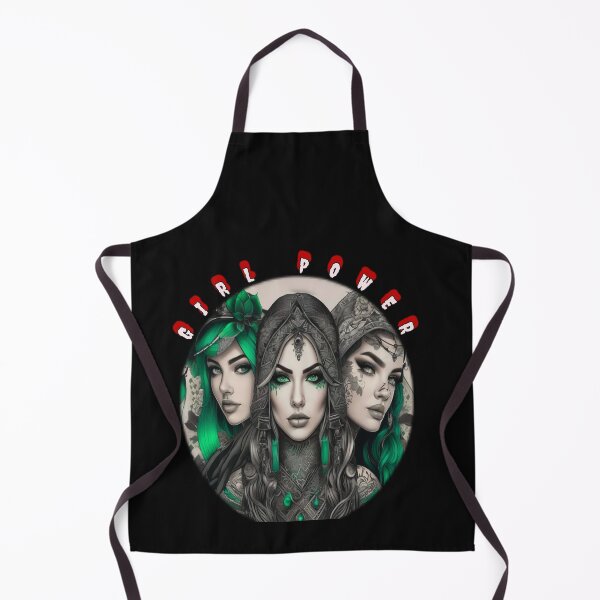 Item preview, Girl power, cool Green themed tattooed graduates designed and sold by sailorsam1805.