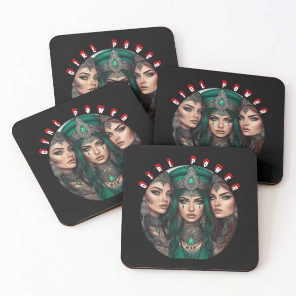 Item preview, Girl power, Green themed tattooed graduates designed and sold by sailorsam1805.