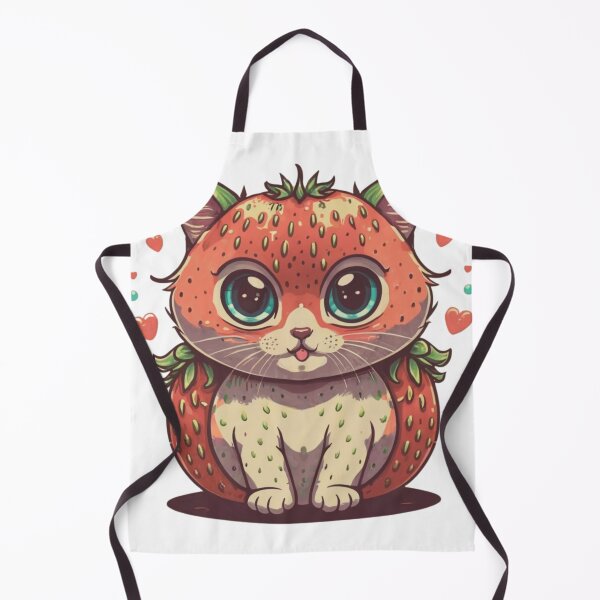 Item preview, Cute Strawberry Cat designed and sold by PulseGraph.