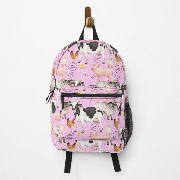 Item preview, Candy pink vegan for the animals designed and sold by Haybow-Podge.
