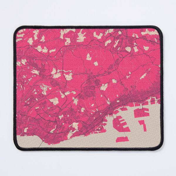 Item preview, Kobe City Map of Japan - Blossom designed and sold by deMAP.