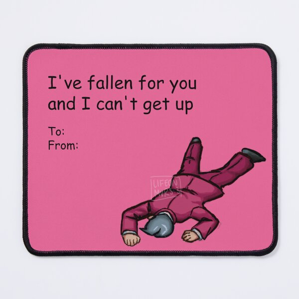 Item preview, Miles Edgeworth Valentine's Day Card || I've fallen for you and I can't get up designed and sold by lifeonmvrs.