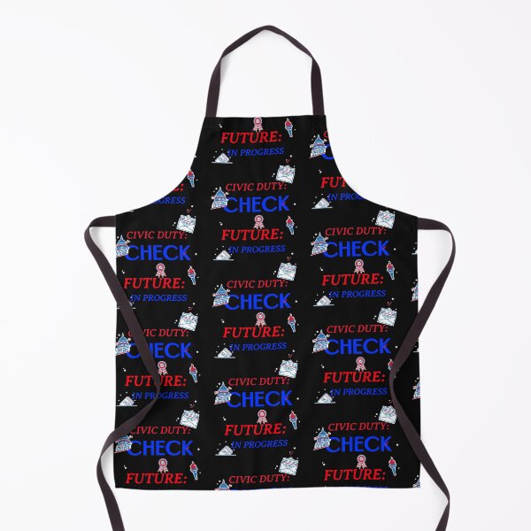 Item preview, Civic duty: check. Future: in progress. Campaign slogan designed and sold by NeaftyFinds.