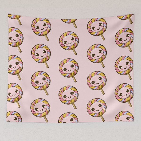 Item preview,  Cute Kawaii Lollipop Pattern designed and sold by PatternInArt.