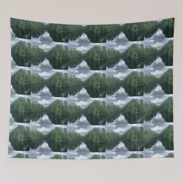 Item preview, Trees and clouds reflections on the lake designed and sold by Designfs.