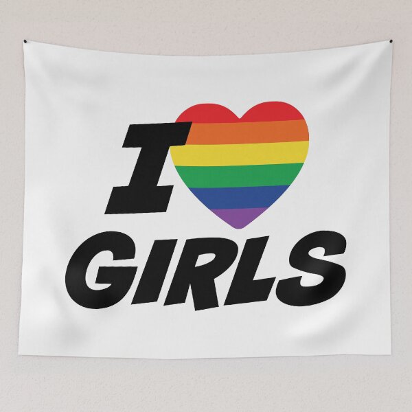 Item preview, I Love Girls Pride designed and sold by PaulSDesign.