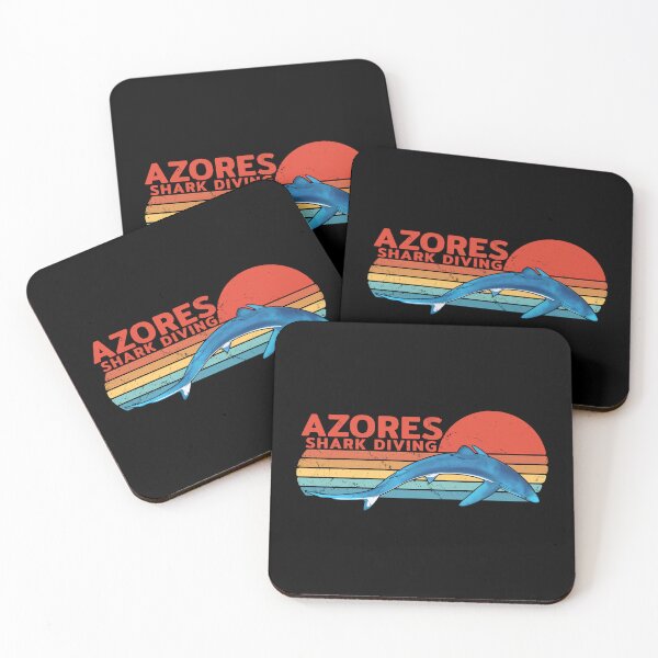 Item preview, Azores blue shark designed and sold by NicGrayGraphic.