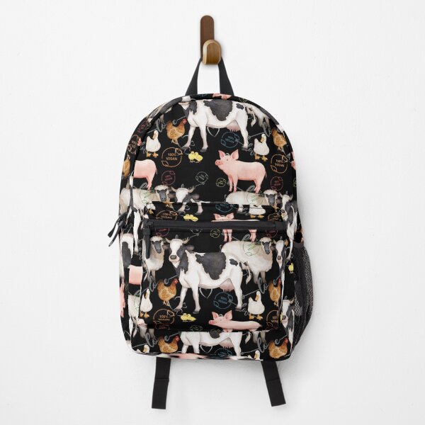 Item preview, Midnight black vegan for the animals designed and sold by Haybow-Podge.
