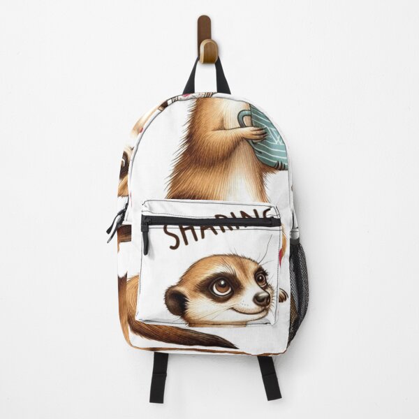 Item preview, Cute Meerkats with Coffee (Love Meerkats) designed and sold by HypeAtlas.