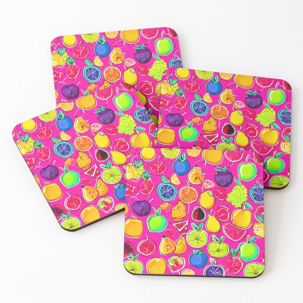 Item preview, Vibrant Fruit Fusion Patterns designed and sold by Health And Fitness Posts e-Store.