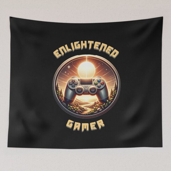 Item preview, Enlightened gamers. Design with a meaningful saying in English designed and sold by Pflugart.