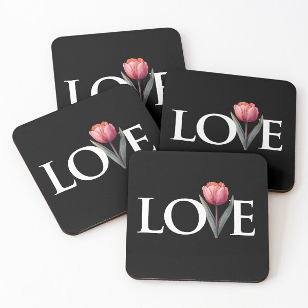 Item preview, LOVE | Tulip Flower Edition designed and sold by Altered Pixels.