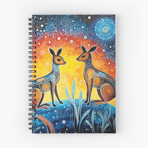 Item preview, Aboriginal Inspired Dot Art - One Night designed and sold by GrinGalore.