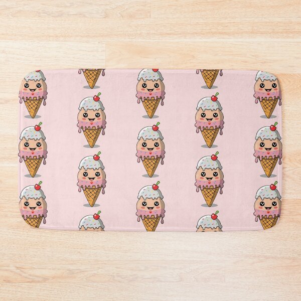 Item preview, Cute Kawaii Ice Cream Pattern designed and sold by PatternInArt.