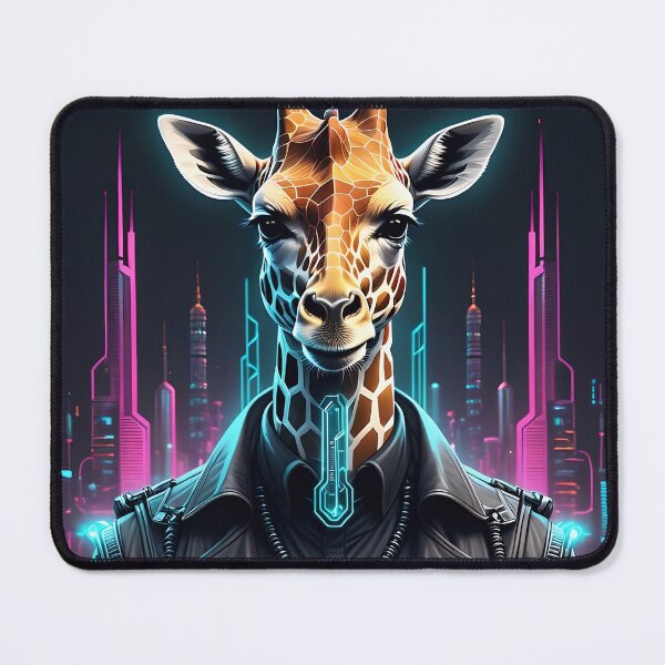 Item preview, Cool Cyberpunk Cyborg Giraffe designed and sold by TheArtOfPat.