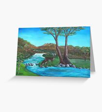 Peaceful Stream Greeting Card