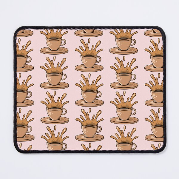Item preview, Coffee Splash Pattern designed and sold by PatternInArt.