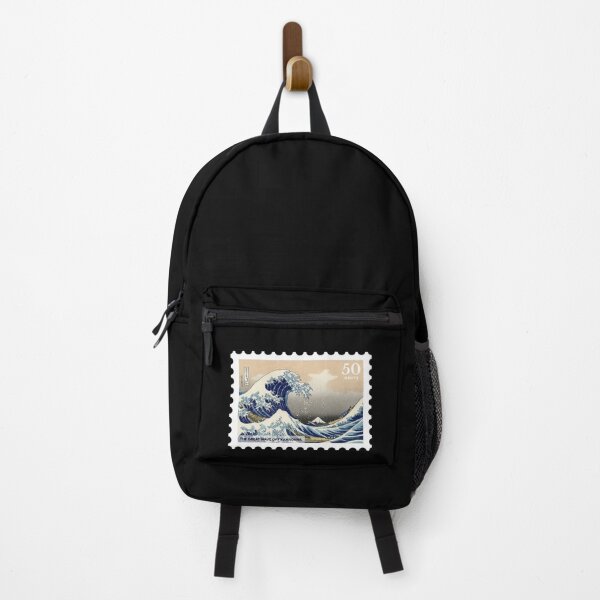 Item preview, The Great Wave off Kanagawa, Katsushika Hokusai stamp designed and sold by RabbitK.