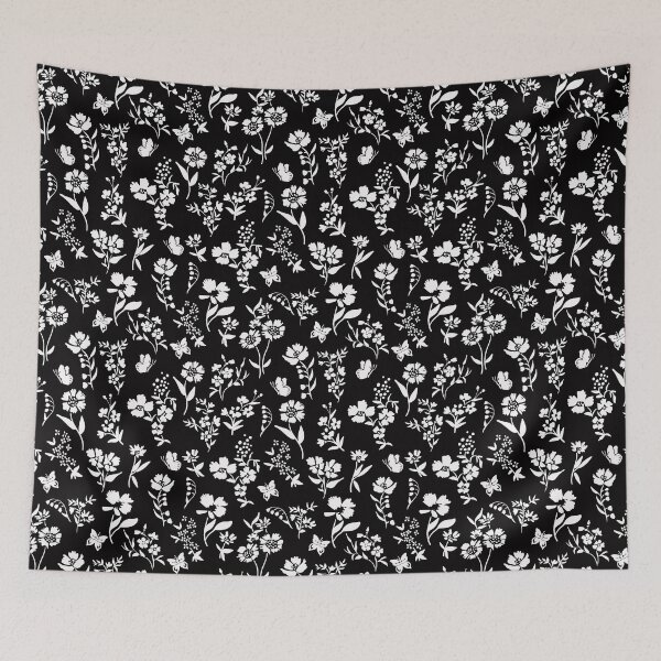 Item preview, Minimalist garden in black and white designed and sold by Silviaclara.
