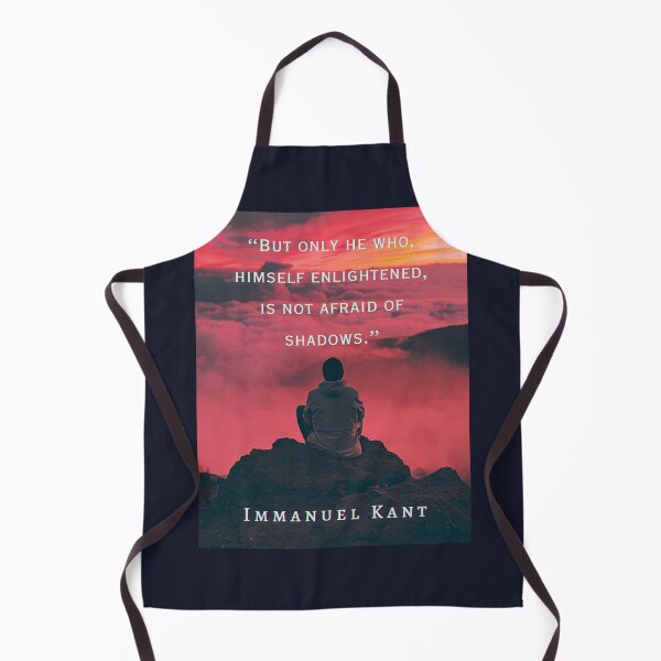 Item preview, Immanuel Kant quote: But only he who, himself enlightened, is not afraid of shadows. designed and sold by artbleed.