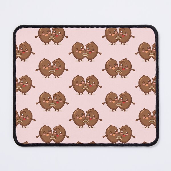 Item preview, Kawaii Coffee Beans Pattern designed and sold by PatternInArt.