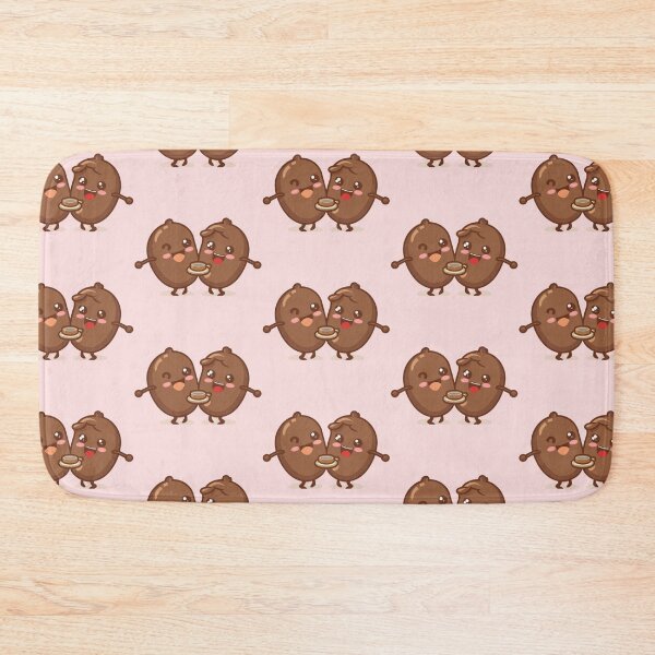 Item preview, Kawaii Coffee Beans Pattern designed and sold by PatternInArt.