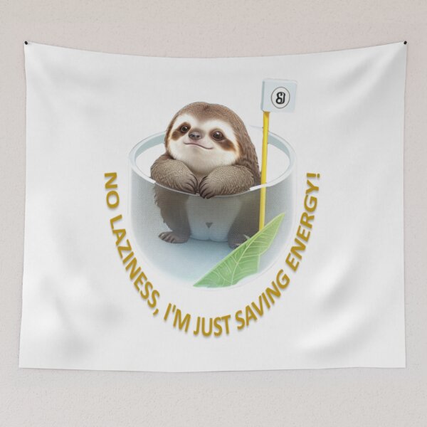 Item preview, No laziness, I'm just saving energy! designed and sold by r105.