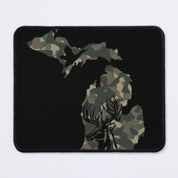 Item preview, Michigan UP Camo deer duck bird hunting man cave state designed and sold by TankandDPS.