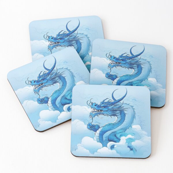 Item preview, Fierce Chinese Dragon in the Clouds designed and sold by Marymarice.