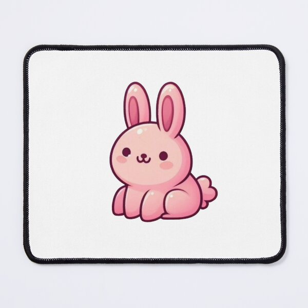Item preview, Animated cartoons inspired cute pink rabbit designed and sold by ISIKPK.