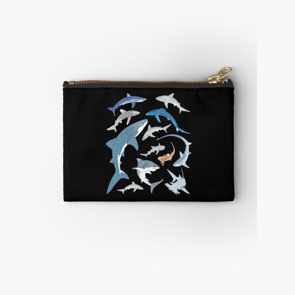 Item preview, Shark species Blue shark Whale shark Hammerhead shark Mako shark designed and sold by NicGrayGraphic.
