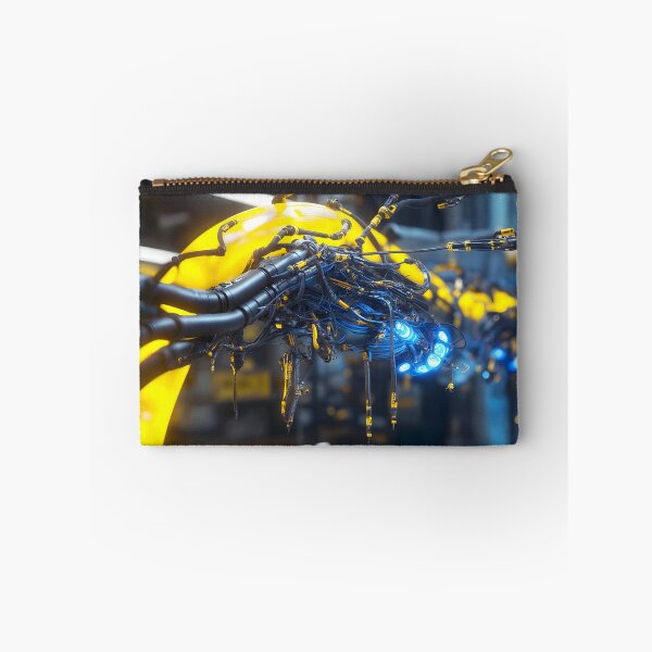 Item preview, Cyberpunk cybernetic robotic arm with yellow fluid designed and sold by hurch.