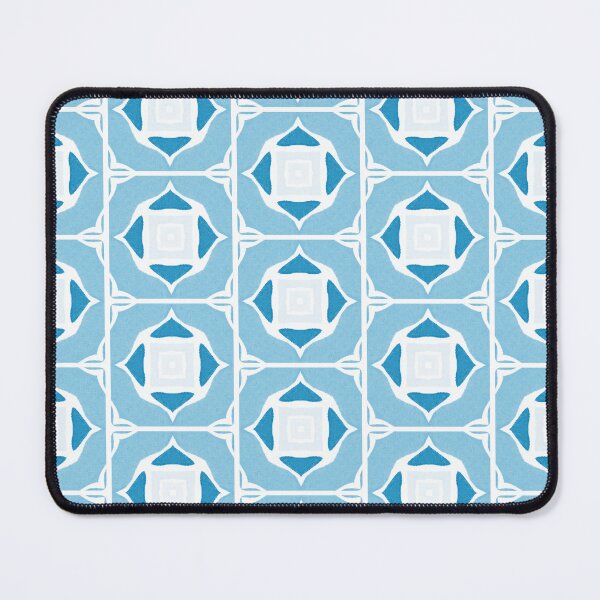 Item preview, Modern geometric pattern sky inspired Hues of Blues designed and sold by HendAhabib.