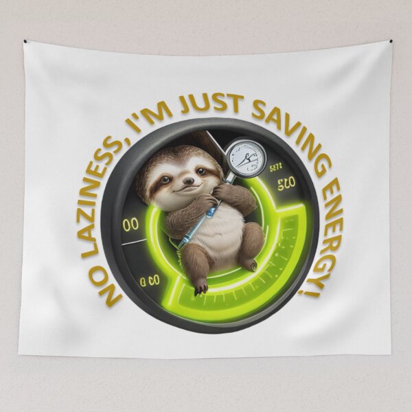 Item preview, No laziness, I'm just saving energy! designed and sold by r105.