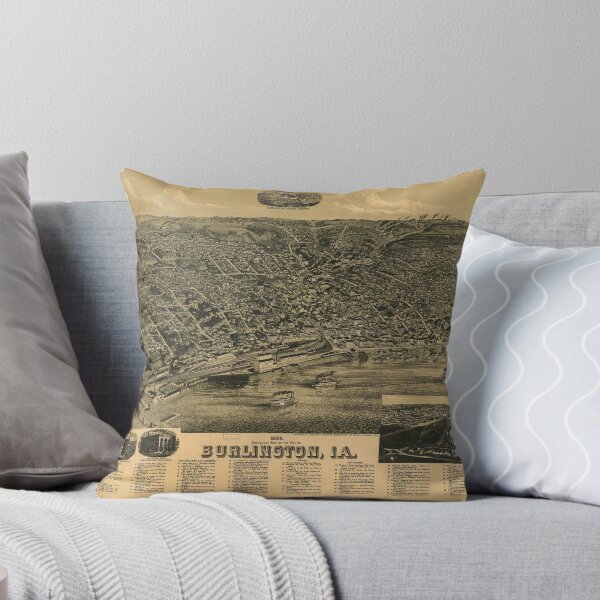 Item preview, Burlington, Iowa (1889) designed and sold by allhistory.