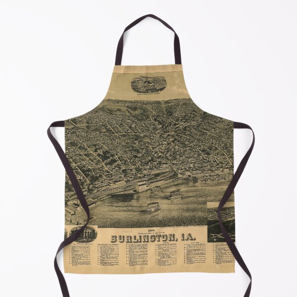 Item preview, Burlington, Iowa (1889) designed and sold by allhistory.