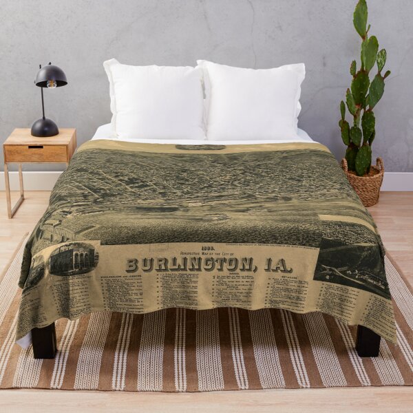 Item preview, Burlington, Iowa (1889) designed and sold by allhistory.