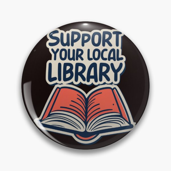 Item preview, Support Your Local Library Books Reading designed and sold by sadedream.