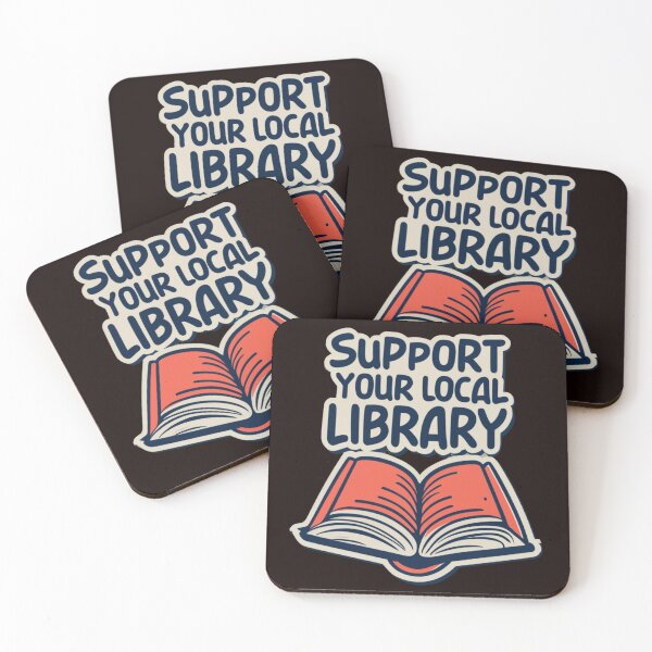 Item preview, Support Your Local Library Books Reading designed and sold by sadedream.